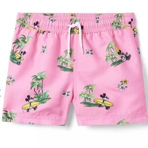 Janie and Jack DISNEY MICKEY MOUSE RECYCLED SURF SWIM TRUNK Size 12